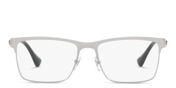 VERSACE Medusa Rectangle Eyeglasses in Gunmetal – Product Photo 1