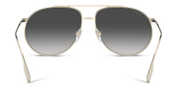 تسوق نظارات شمسية أفياتور بربري بلون ذهبي فاتح أونلاين.