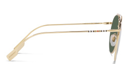 BURBERRY Aviator Sunglasses in Light Gold – Product Photo 3