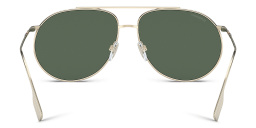 BURBERRY Aviator Sunglasses in Light Gold – Product Photo 4