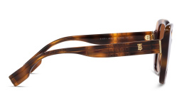 BURBERRY Oversized Square Sunglasses in Light Havana – Product Photo 3