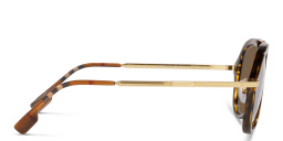 تسوق نظارات شمسية أفياتور بربري بلون هافان داكن أونلاين.