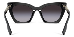 BURBERRY Cat-Eye Sunglasses in Black – Product Photo 4