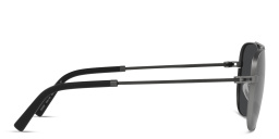 Shop BVLGARI Pilot Sunglasses in Matte Gunmetal online.