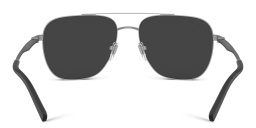 Shop BVLGARI Pilot Sunglasses in Matte Gunmetal online.