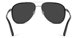 BVLGARI Aviator Sunglasses in Matte Gunmetal – Product Photo 4