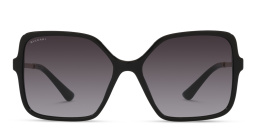 BVLGARI Oversized Square Sunglasses in Black – Product Photo 1