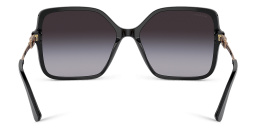BVLGARI Oversized Square Sunglasses in Black – Product Photo 4