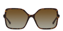 BVLGARI Oversized Square Sunglasses in Havana – Product Photo 1