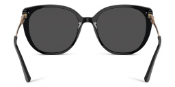 Shop BVLGARI Cat-Eye Sunglasses in Black online.