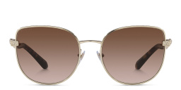 BVLGARI Cat-Eye Sunglasses in Pale Gold – Product Photo 1