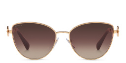 BVLGARI Cat-Eye Sunglasses in Pink Gold – Product Photo 1