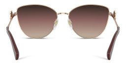 BVLGARI Cat-Eye Sunglasses in Pink Gold – Product Photo 4