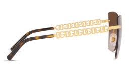 Dolce & Gabbana Rimless Butterfly Sunglasses in Gold – Product Photo 3