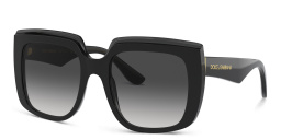 Dolce & Gabbana Oversized Square Sunglasses in Black – Product Photo 2