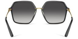 Shop Dolce & Gabbana Oversized Square Sunglasses in Black online.