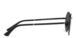 Shop GIORGIO ARMANI Round Sunglasses in Matte Black online.