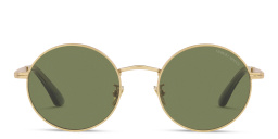 GIORGIO ARMANI Round Sunglasses in Matte Pale Gold – Product Photo 1