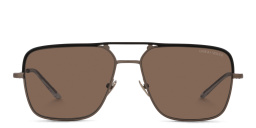 GIORGIO ARMANI Pilot Sunglasses in Matte Bronze – Product Photo 1