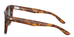 تسوق نظارات شمسية مستطيل مزيّنة بتفاصيل ماسية الشكل جورجو أرماني بلون احمر هافان أونلاين.