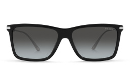 PRADA Rectangle Sunglasses in Black – Product Photo 1