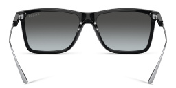 PRADA Rectangle Sunglasses in Black – Product Photo 4