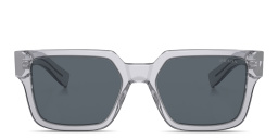 PRADA Pillow Sunglasses in Transparent Grey – Product Photo 1