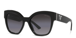 PRADA Square Sunglasses in Black – Product Photo 2