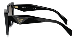 PRADA Logo Signature Pillow Sunglasses in Black – Product Photo 3