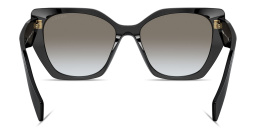 PRADA Logo Signature Pillow Sunglasses in Black – Product Photo 4