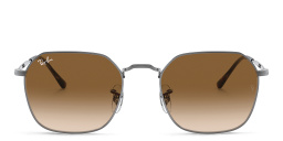 Shop Ray-Ban Jim Unisex Irregular Sunglasses in Gunmetal online.