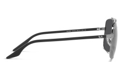 Shop Ray-Ban Unisex Square Sunglasses in Gunmetal online.