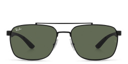 Ray-Ban Rectangle Sunglasses in Black – Product Photo 1