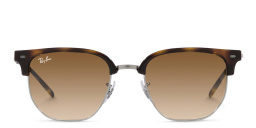Ray-Ban New Clubmaster Unisex Irregular Sunglasses in Havana – Product Photo 1