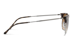 Shop Ray-Ban New Clubmaster Unisex Irregular Sunglasses in Havana online.