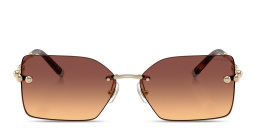 نظارات شمسية تيفاني هاردوير مستطيلة بدون إطار من تيفاني أند كو بلون ذهبي - صورة المنتج 1