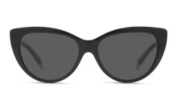 Shop TIFFANY Cat-Eye Sunglasses in Black online.