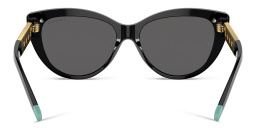 Shop TIFFANY Cat-Eye Sunglasses in Black online.
