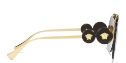 VERSACE Double Medusa rimless Pilot sunglasses in Gold – Product Photo 3