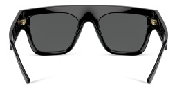 VERSACE 90s Vintage Logo Sunglasses in Black – Product Photo 4