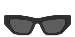VERSACE Irregular Sunglasses in Black – Product Photo 1