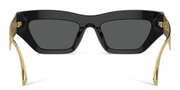 VERSACE Irregular Sunglasses in Black – Product Photo 4
