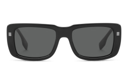 BURBERRY Rectangle Sunglasses in Black – Product Photo 1