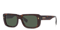 BURBERRY Rectangle Sunglasses in Dark Havana – Product Photo 2