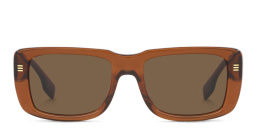 BURBERRY Rectangle Sunglasses in Brown – Product Photo 1