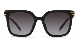 Shop MIU MIU Pillow Sunglasses in Black online.