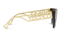 VERSACE 90s Vintage Logo Sunglasses in Matte Black – Product Photo 3