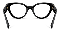 MIU MIU Panthos Eyeglasses in Black – Product Photo 4