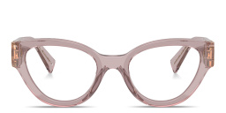 Panthos Eyeglasses من ميو ميو بلون أرجواني شفاف - صورة المنتج 1