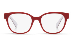 Square Eyeglasses من ميو ميو بلون أحمر - صورة المنتج 1